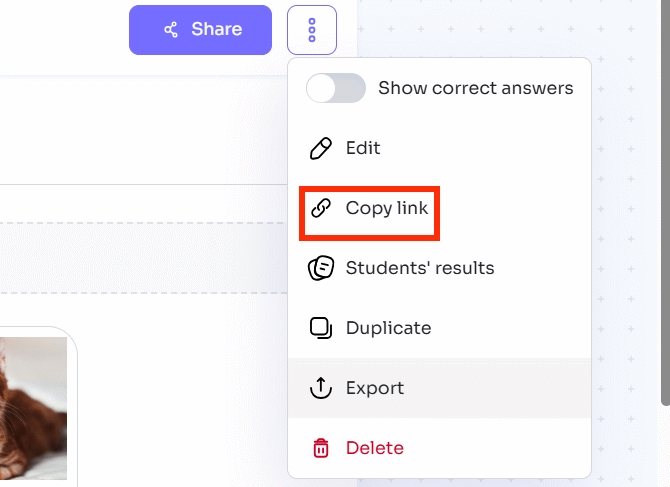 Link hoạt động Word-Image Matching trên Twee