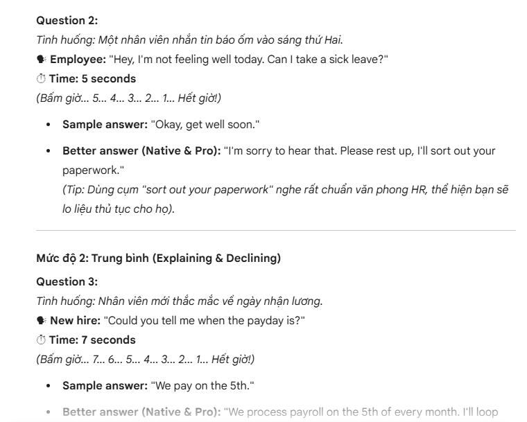 Prompt tạo mô phỏng áp lực thực tế