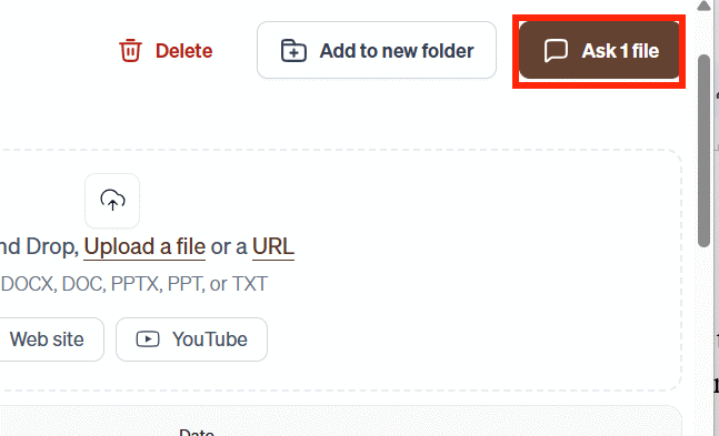 Chọn video phân tích trên Humata