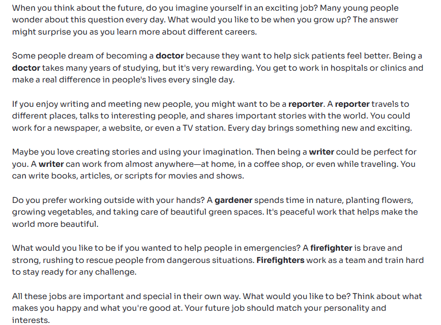 Nội dung topic tạo từ vựng trên Twee