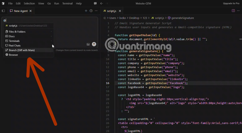 mẹo nhập context cursor