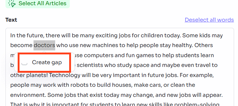 Ẩn từ trong đoạn văn trên Twee
