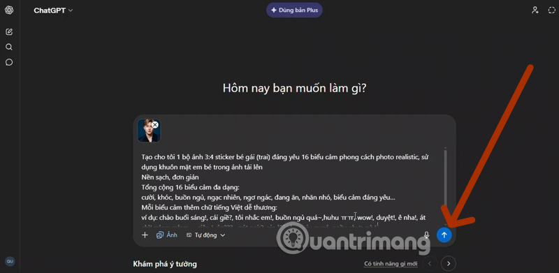 tao sticker be trai be gai chatgpt