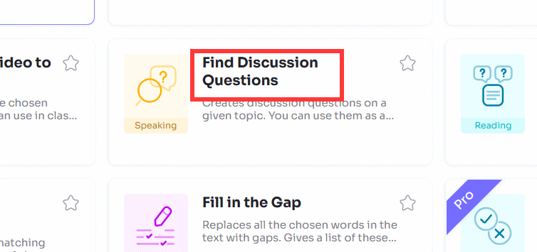 Find Discussion Questions