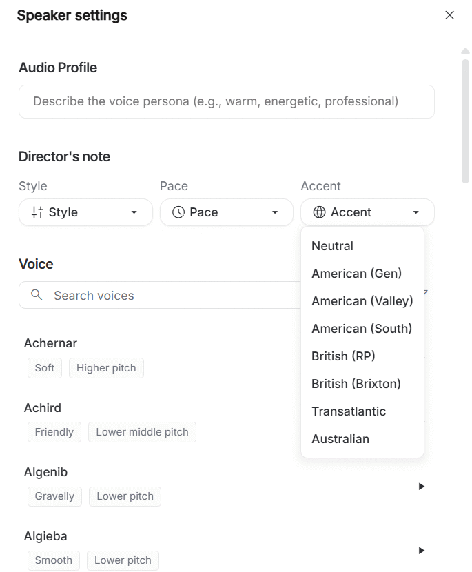 Chỉnh giọng nói
