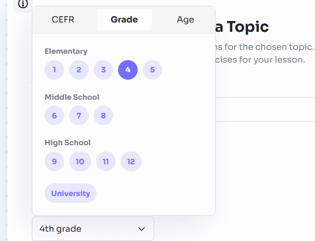 Cấp độ từ học ngôn ngữ trên Twee