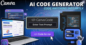 Cách tạo trang web mô tả kiến thức trực quan trên Canva AI