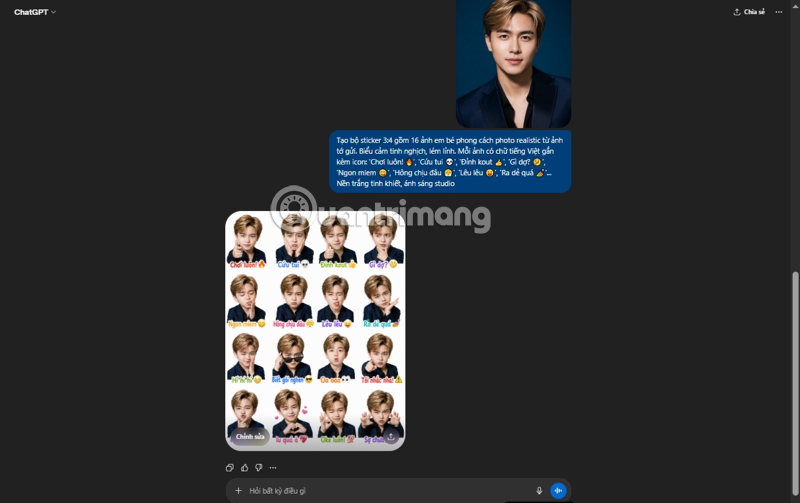 prompt tạo sticker bé trai bé gái
