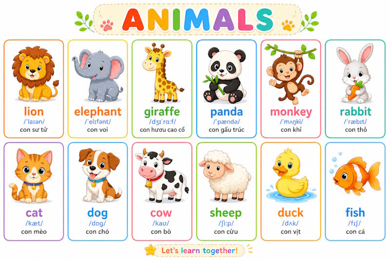 Prompt tạo Flashcard học nhanh từ vựng