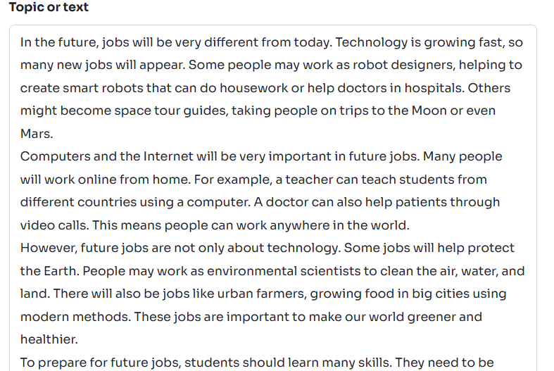 Văn bản cần tạo hội thoại