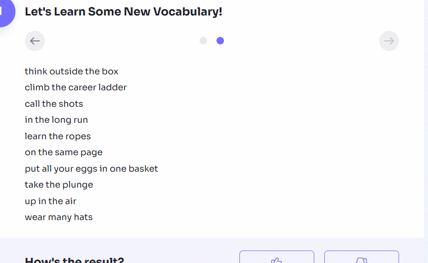 Tạo danh sách thành ngữ trên Twee