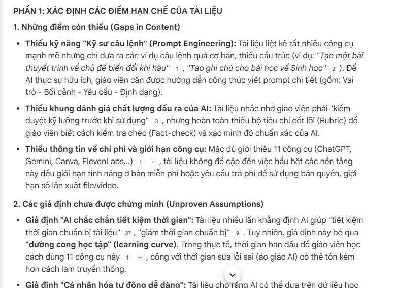 Gap Analysis (Phát hiện lỗ hổng)