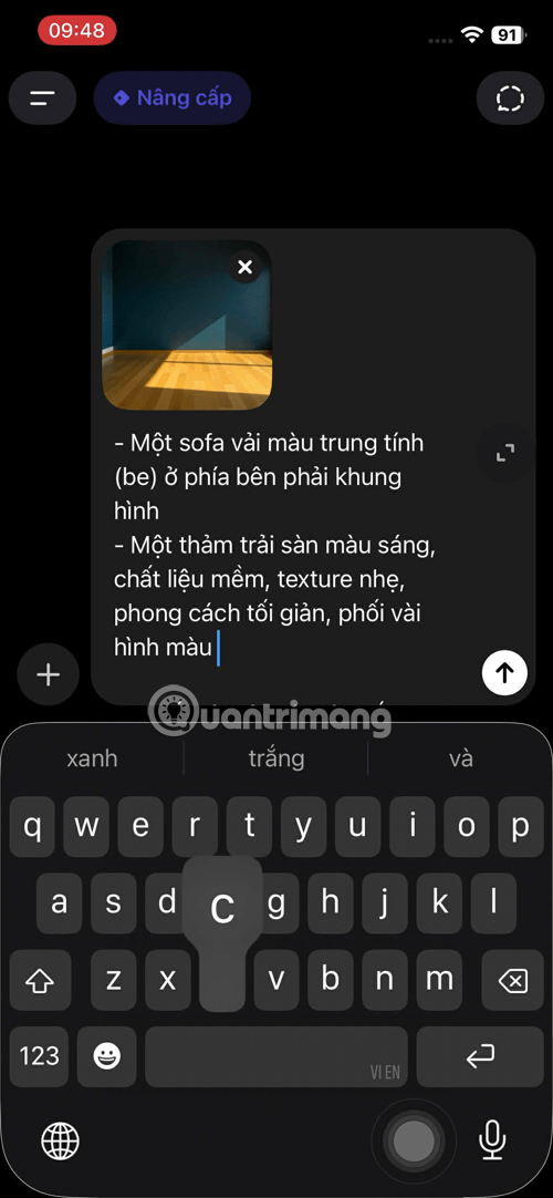 prompt thiet ke noi that