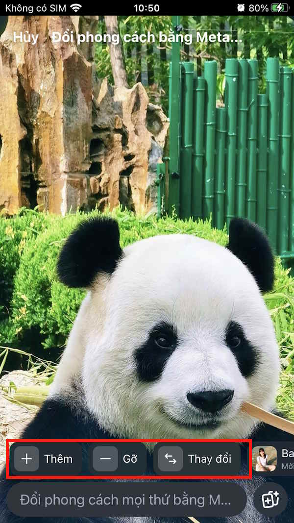 Tùy chọn chỉnh sửa ảnh bằng AI Story Instagram