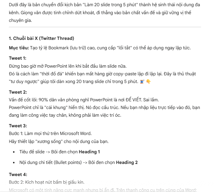 Prompt số 7: Hệ thống tái sử dụng đa nền tảng