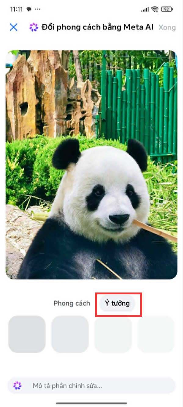 Ý tưởng chỉnh ảnh bằng AI