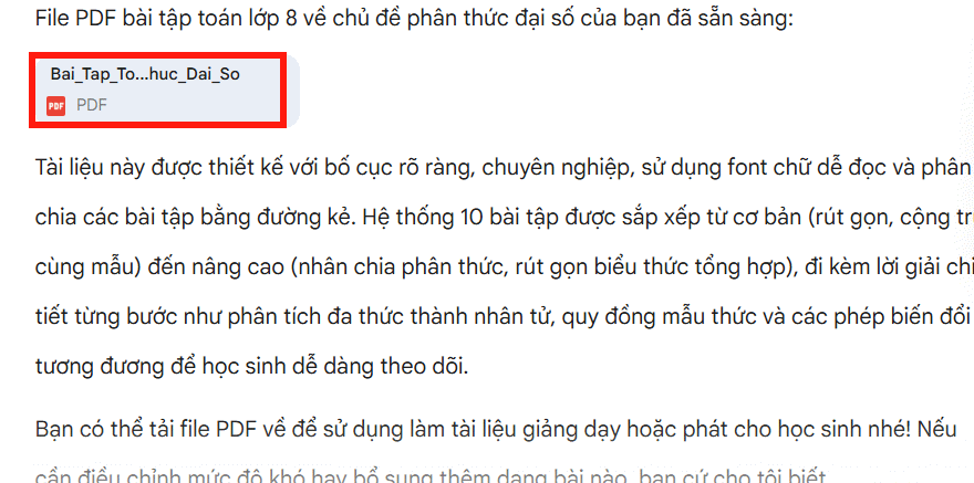 File PDF tạo trên Gemini