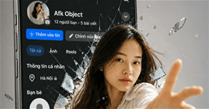 Tạo ảnh xuyên thủng trang cá nhân Facebook bằng AI