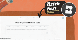 Hướng dẫn tạo câu hỏi kiểm tra miệng bằng Brisk it