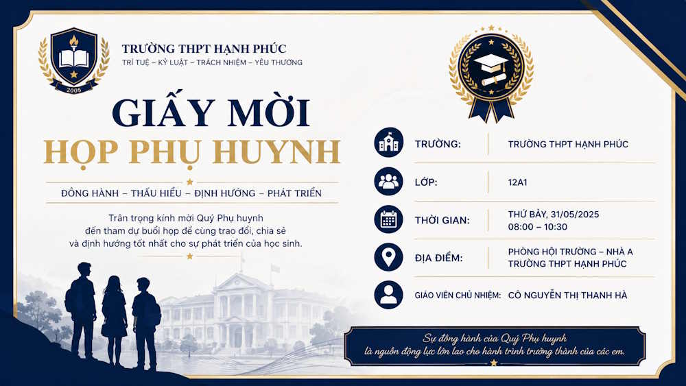 Phong cách trang trọng học đường