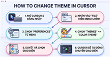 Cách đổi giao diện (theme) trong Cursor
