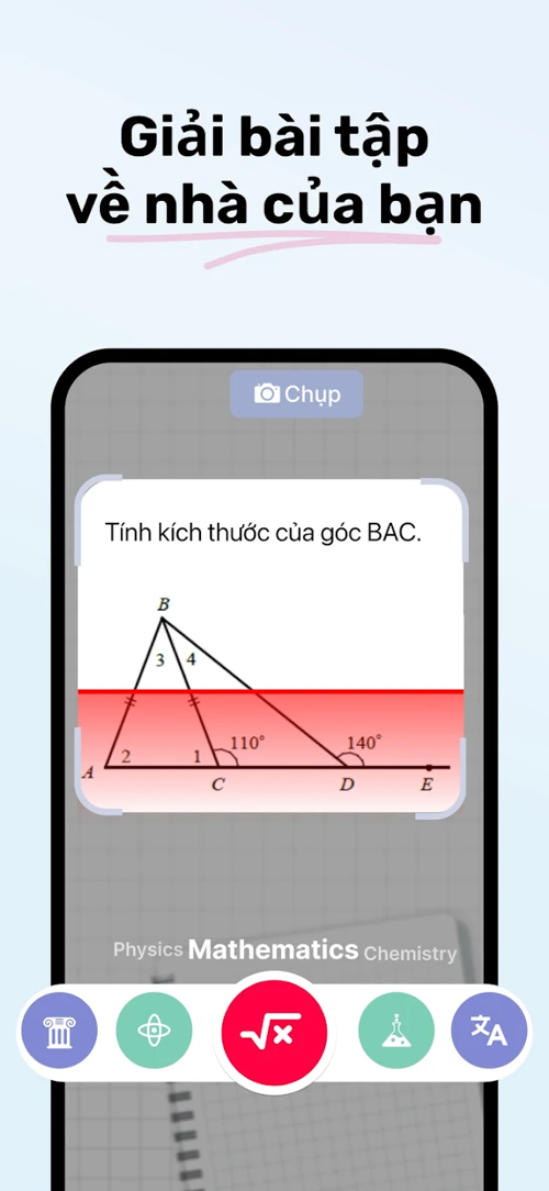 app làm bài tập AI