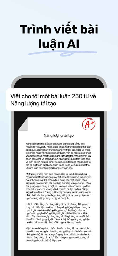 app làm bài tập AI