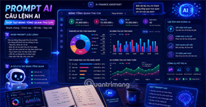 Prompt AI, câu lệnh AI giúp tạo bảng tổng quan thu chi