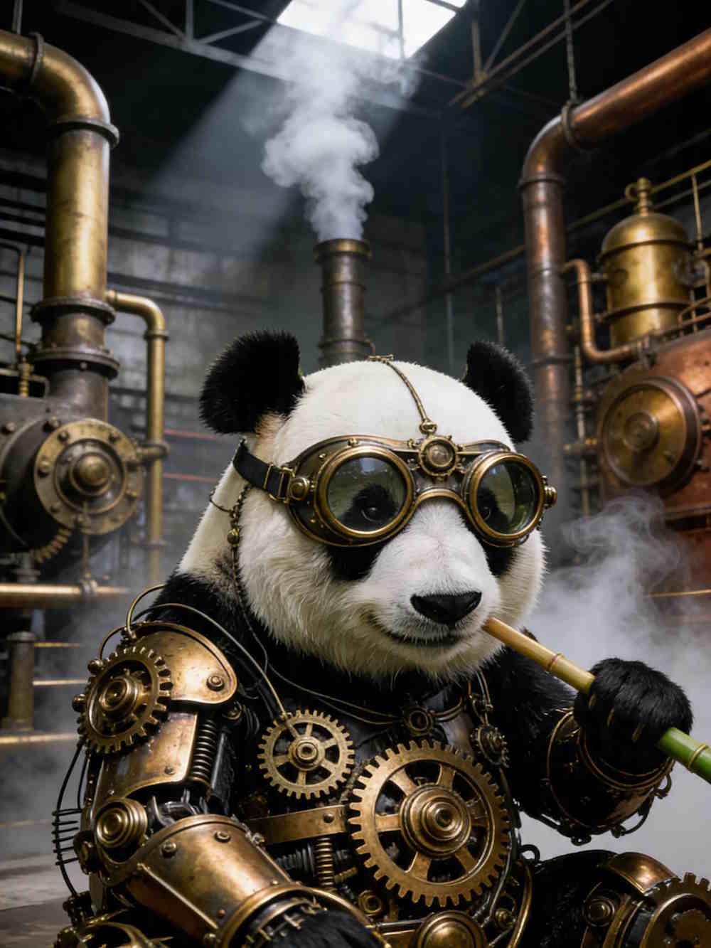 Ảnh AI phong cách Steampunk
