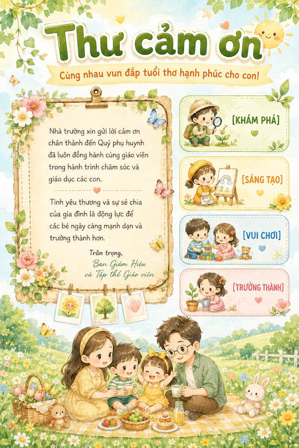 Phong cách thiên nhiên nhẹ nhàng