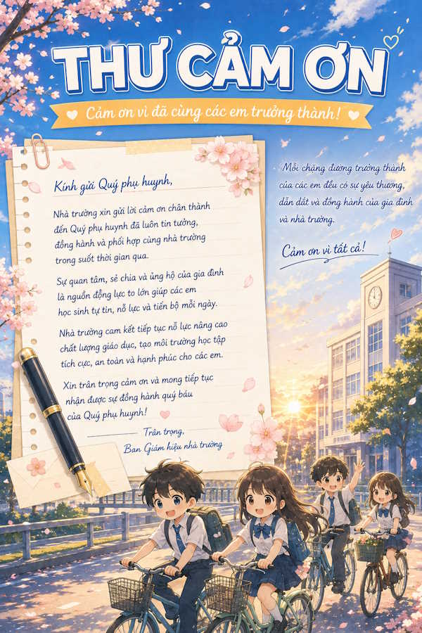Phong cách thanh xuân học đường anime