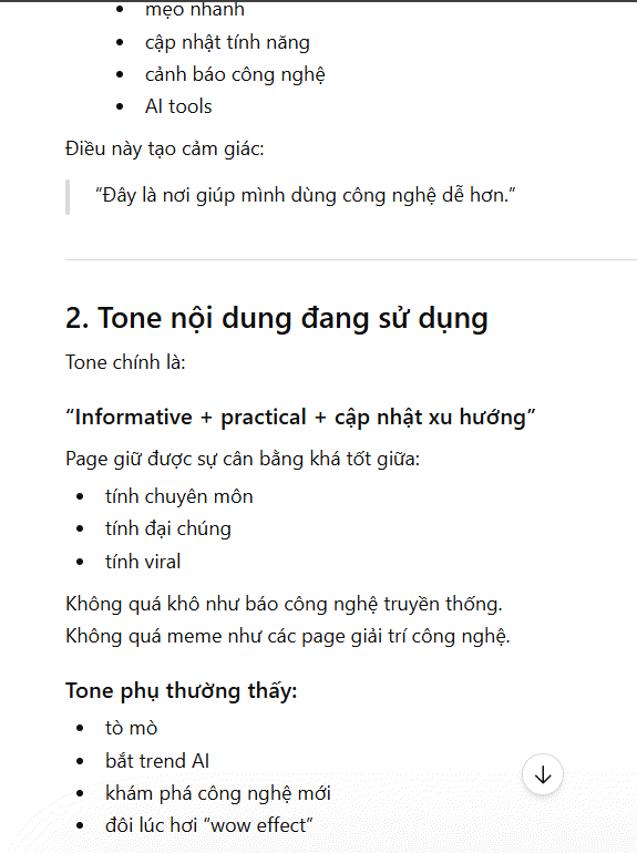 Prompt phân tích phong cách cá nhân