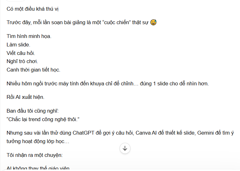 Prompt viết content Facebook như chính bạn