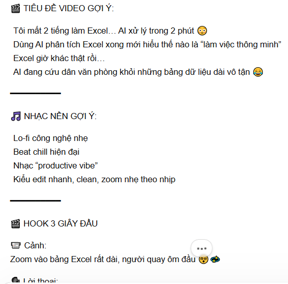 Prompt biến content thành video/Reels