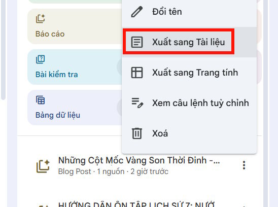 Tải bài blog viết bằng NotebookLM