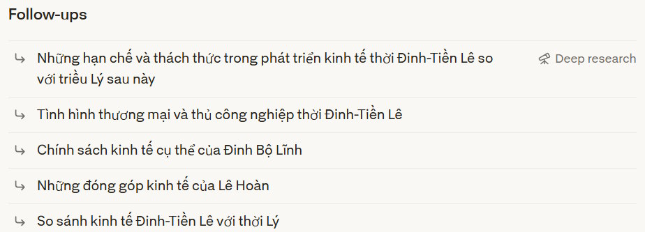 Nội dung nghiên cứu mở rộng trên Perplexity