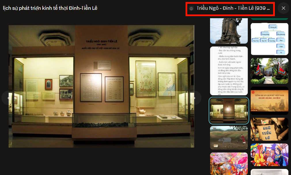 Xem thông tin ảnh minh họa trên Perplexity