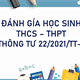Hướng dẫn viết nhận xét học sinh theo TT 22 không trùng lặp