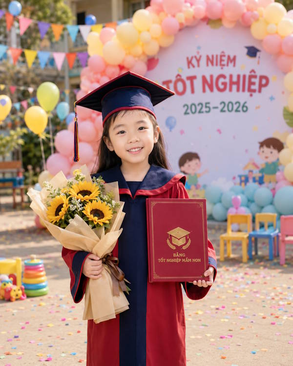 Lệnh tạo ảnh tốt nghiệp trên ChatGPT