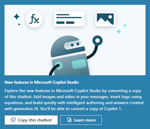 Chọn Copy this chatbot