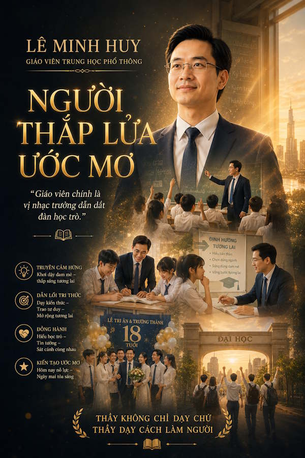 Câu lệnh tạo ảnh vinh danh giáo viên THPT