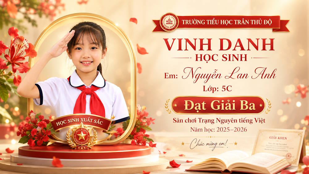Ảnh vinh danh phong cách học đường hiện đại