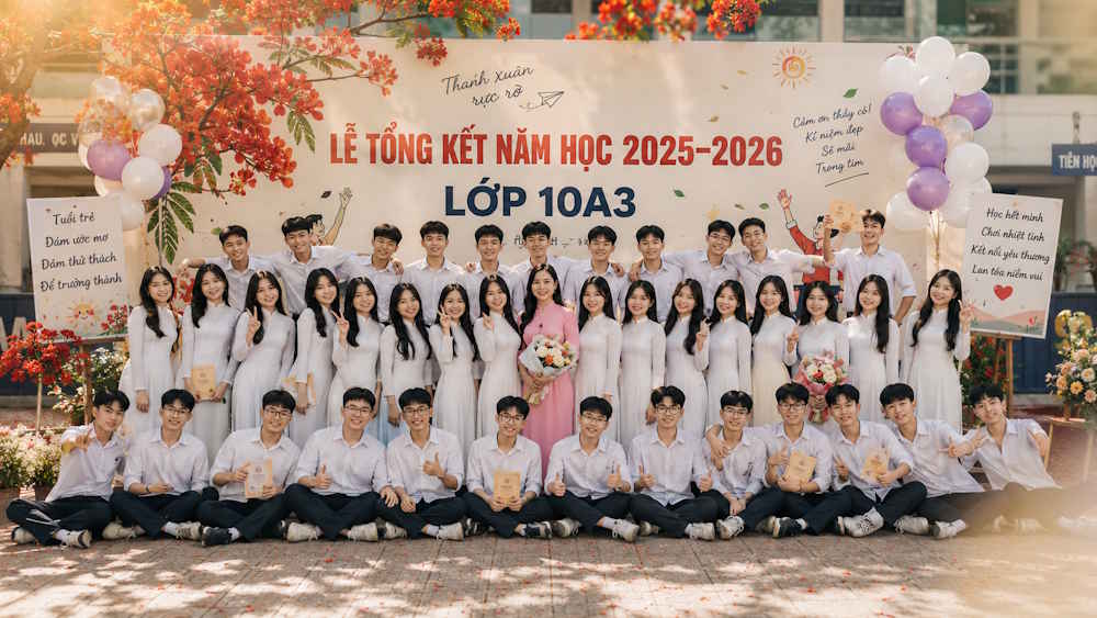 Ảnh tốt nghiệp cấp III