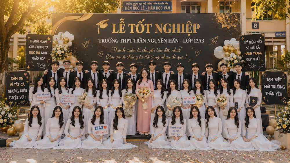 Câu lệnh tạo ảnh tốt nghiệp cấp THPT