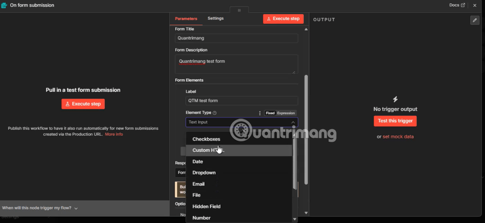 kích hoạt workflow n8n