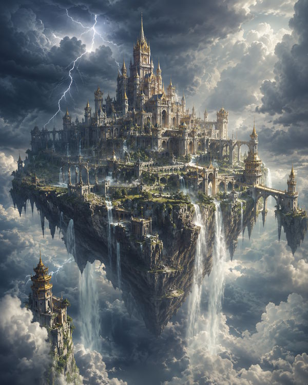 Prompt tạo lâu đài fantasy