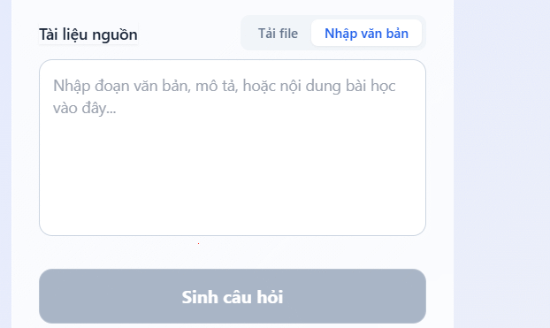Tạo câu hỏi AI qua bài học game cuộc đua ngôi sao