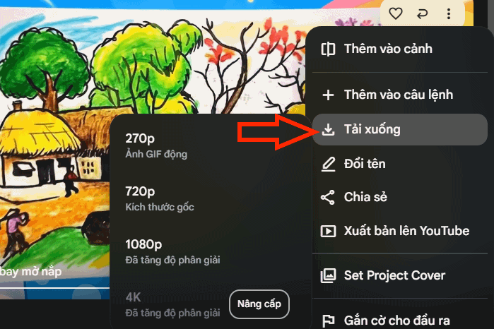 Tải video hộp quà mở nắp trên Flow