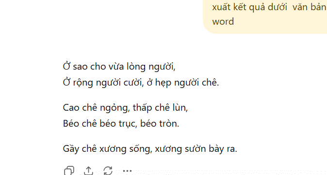 Copy chữ đánh máy trong ChatGPT