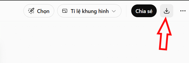 Tải ảnh đã thay trang phục trên ChatGPT